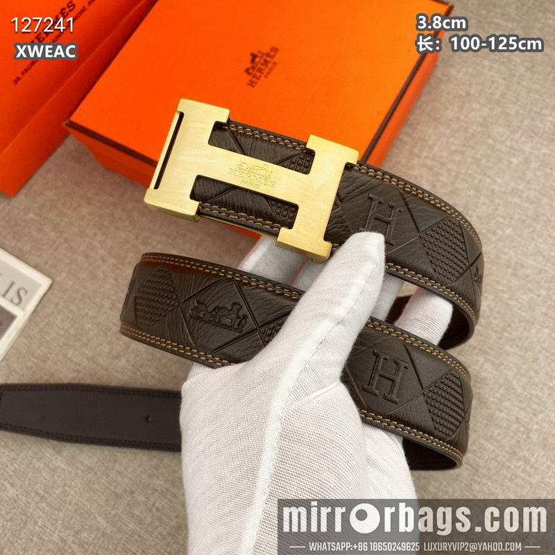 Replica Hermes belt 38mmX100-125cm 8L49