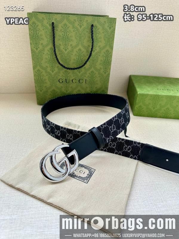 Replica Gucci belt 38mmX95-125cm 8L11