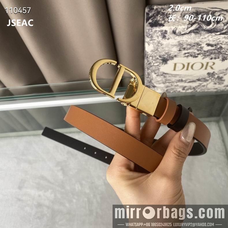 Replica Dior Belt 20mmX90-110cm 8L01