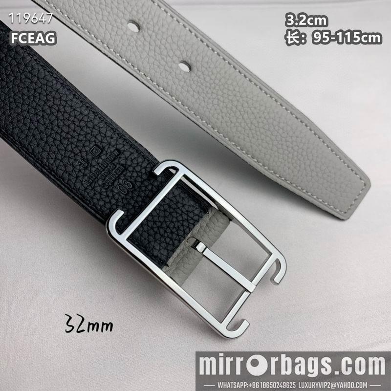 Replica Hermes belt 32mmX95-115cm 8L040801