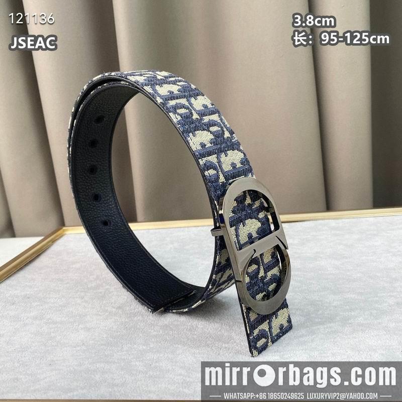 Replica Dior belt 38mmX95-125cm 8L03