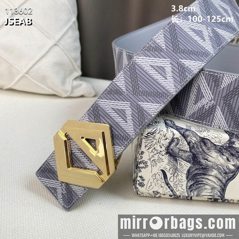 Replica Dior belt 38mmX100-125cm 8L02