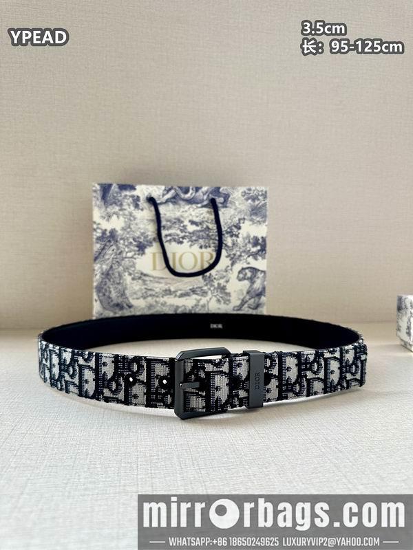 Replica Dior belt 35mmX95-125cm 8L39