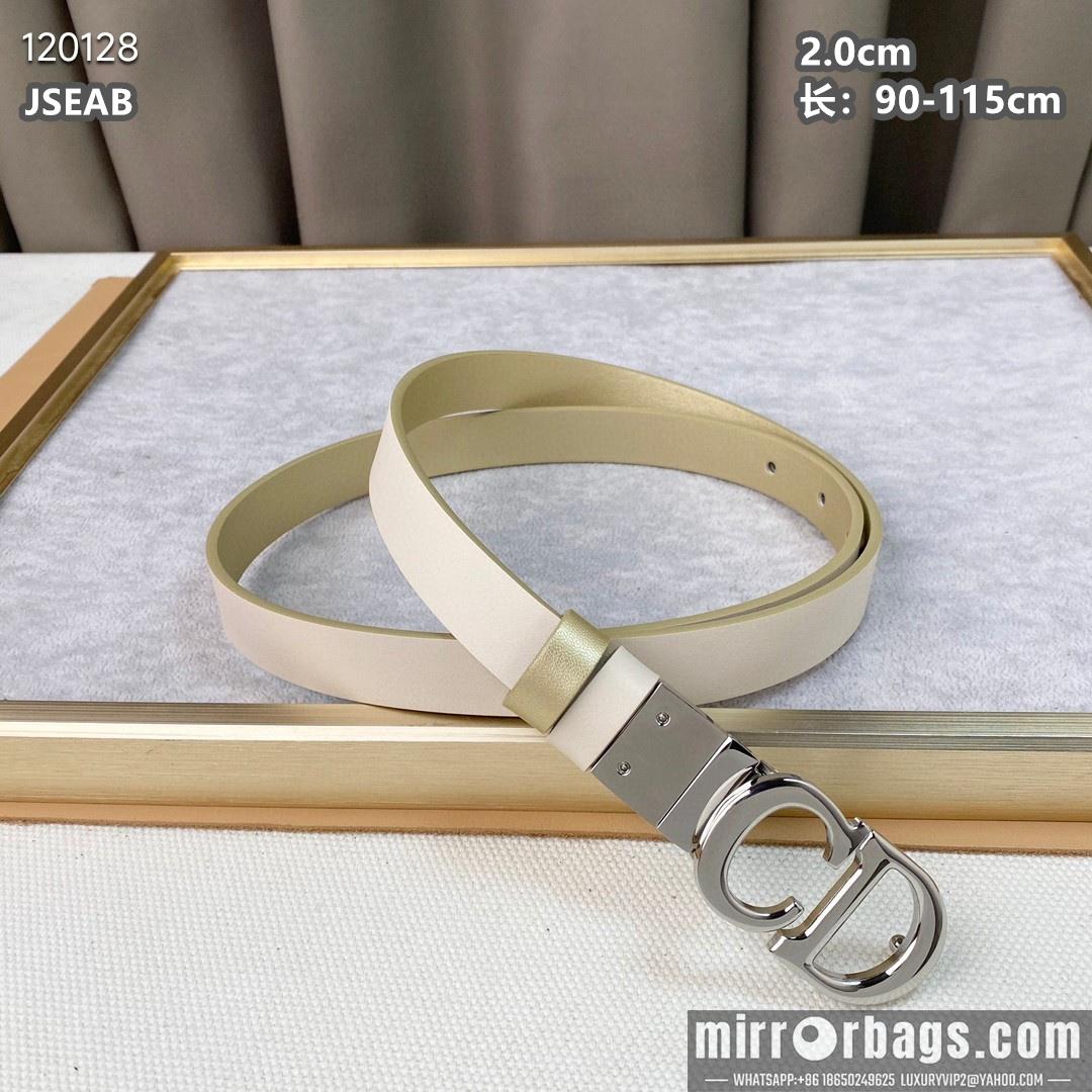Replica Dior belt 20mmX90-115cm 8L072001