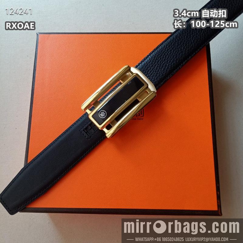 Replica Montlanc belt 34mmX100-125cm 8L09