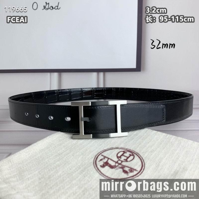 Replica Hermes belt 32mmX95-115cm 8L040805