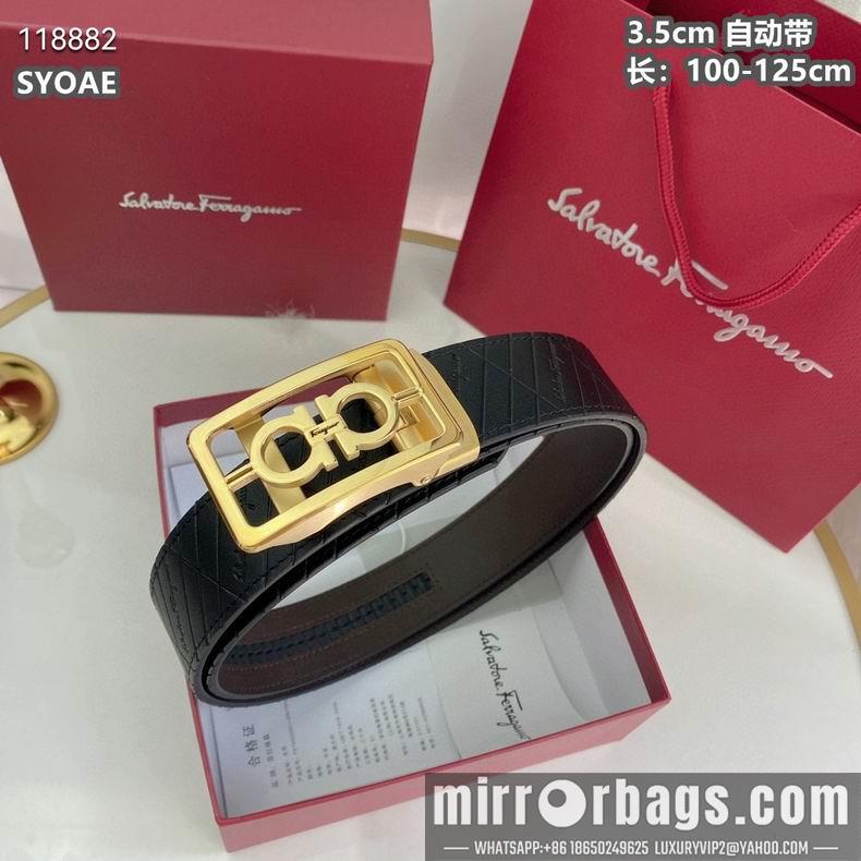 Replica Ferragamo belt自动带 35mmX100-125cm 8L11