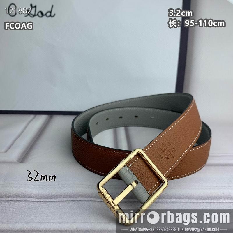 Replica Hermes belt 32mmX95-110cm 8L26