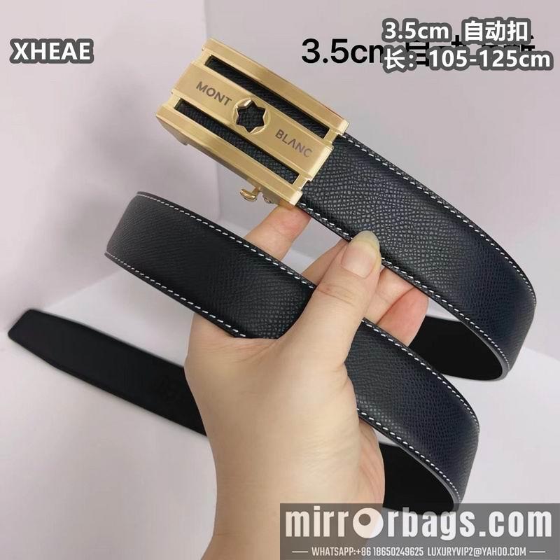 Replica Montlanc belt 35mmX100-125cm 8L84