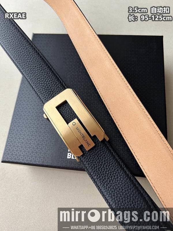 Replica Montlanc belt 35mmX100-125cm 8L75