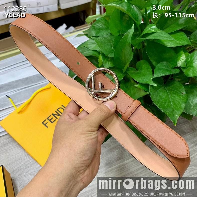 Replica Fendi Belt 30mmX95-115cm 8L07