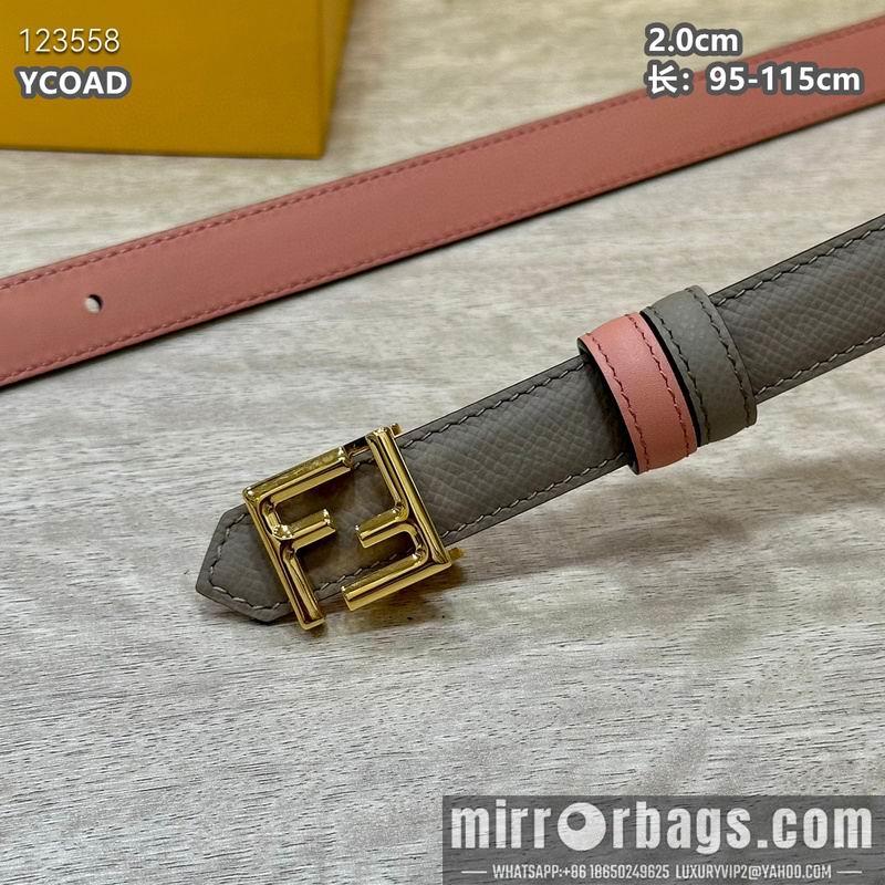 Replica Fendi belt 20mmX95-115cm 8L16