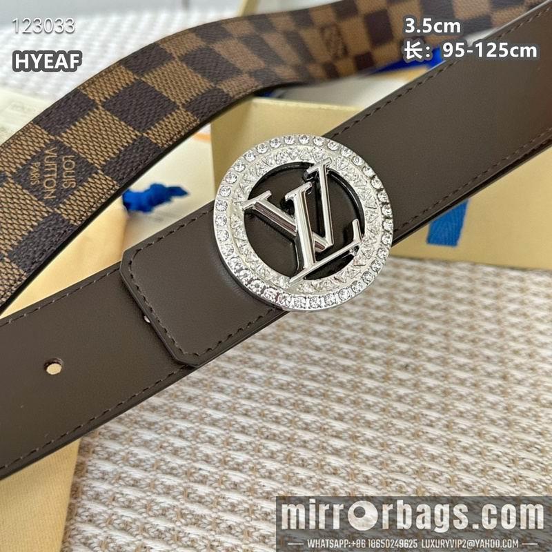 Replica LV belt 35mmX95-125cm 8L18
