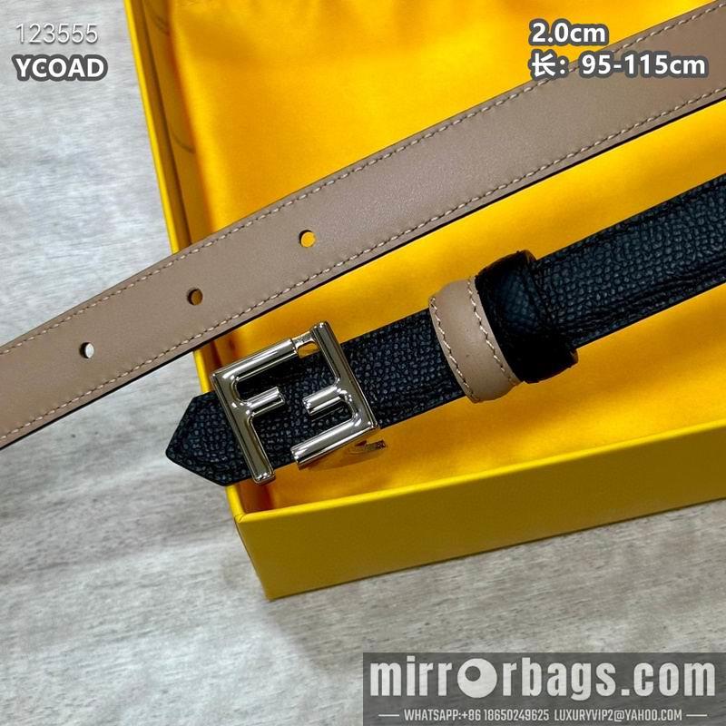 Replica Fendi belt 20mmX95-115cm 8L16