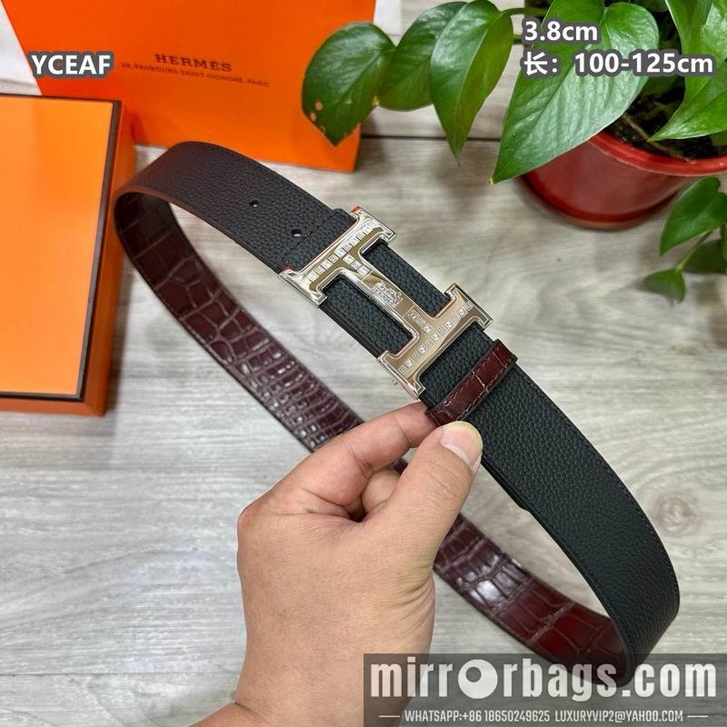 Replica Hermes belt 38mmX100-125cm 8L60