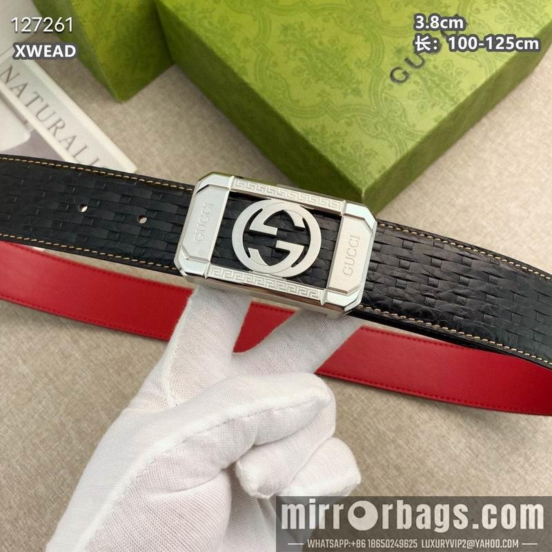 Replica Gucci belt 38mmX100-125cm 8L48