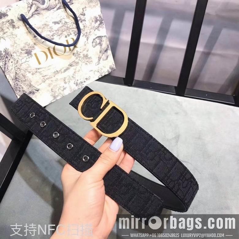 Replica Dior Belt 34mmX95-125cm 7D26