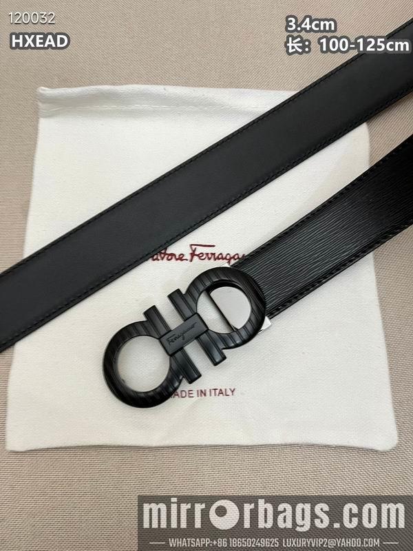 Replica Ferragamo belt 34mmX100-125cm 8L03