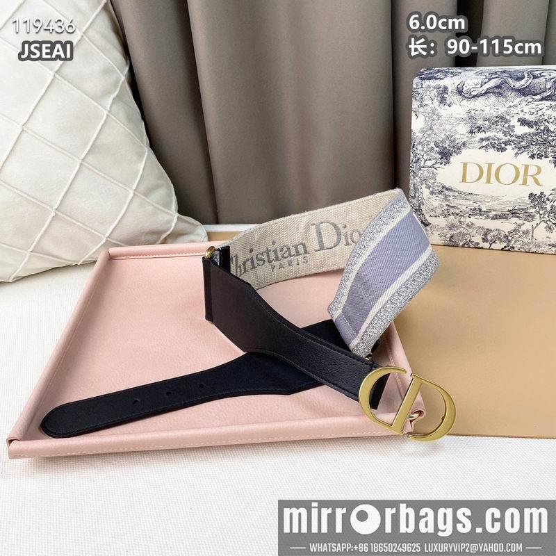 Replica Dior belt 60mmX90-115cm 8L040801