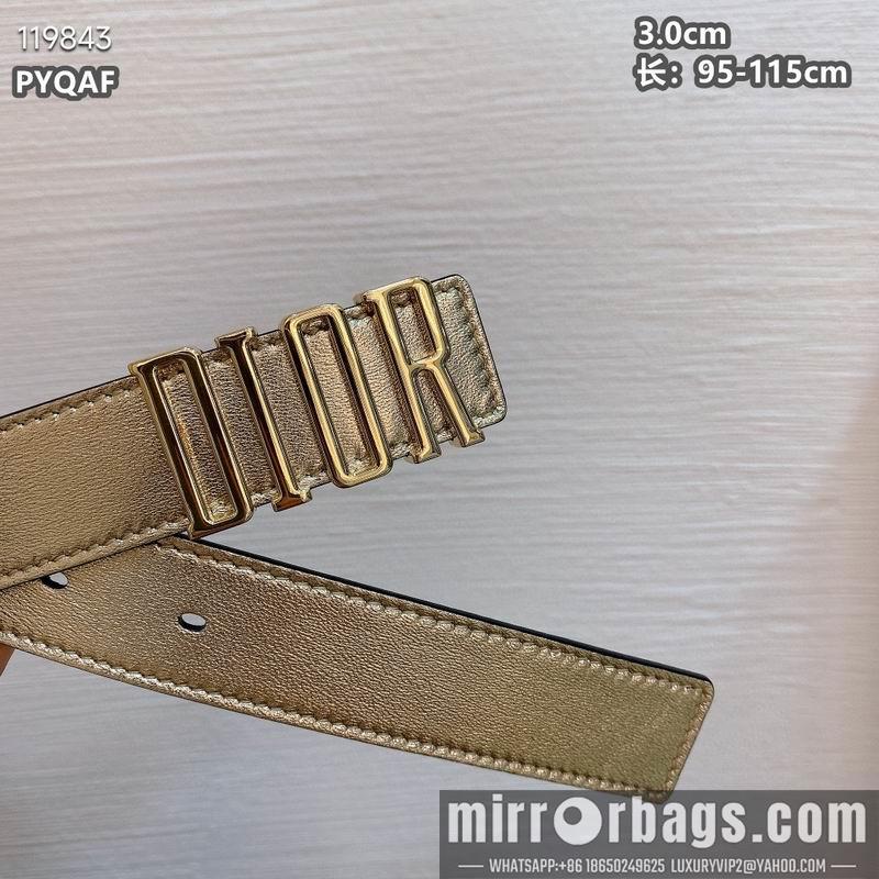 Replica Dior belt 30mmX95-115cm 8L040803