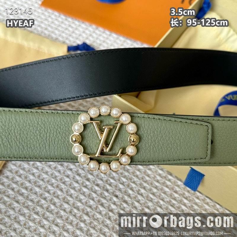 Replica LV belt 35mmX95-125cm 8L16