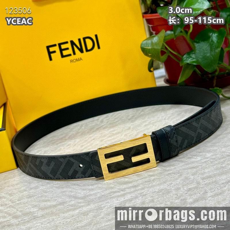 Replica Fendi belt 30mmX95-115cm  8L21