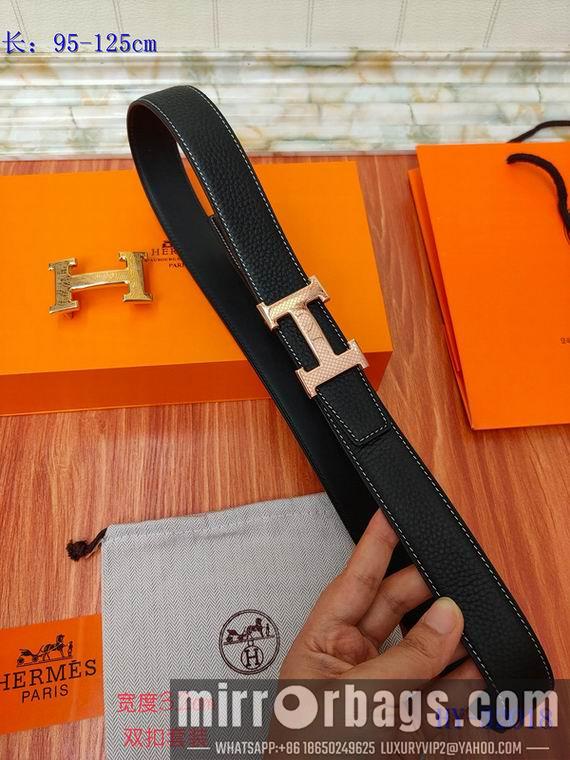 Replica Hermes Belt 32mm 双扣95-125cm 8L01