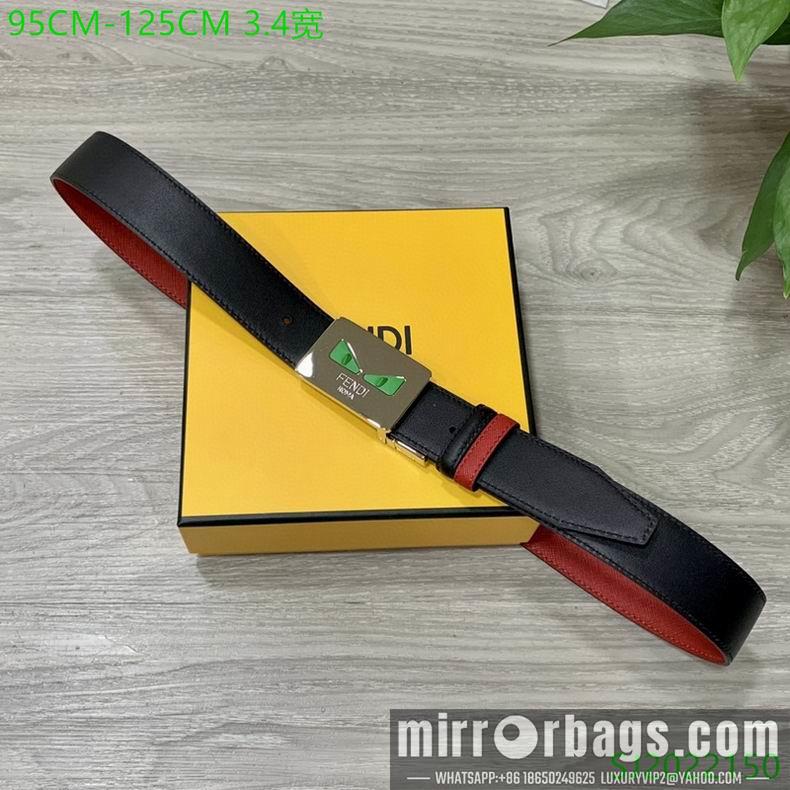 Replica Fendi Belt 34mmX95-125cm 7D02
