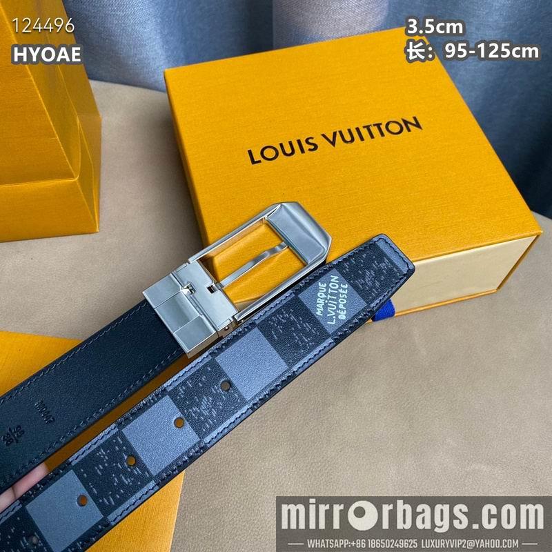 Replica LV belt 35mmX95-125cm 8L29