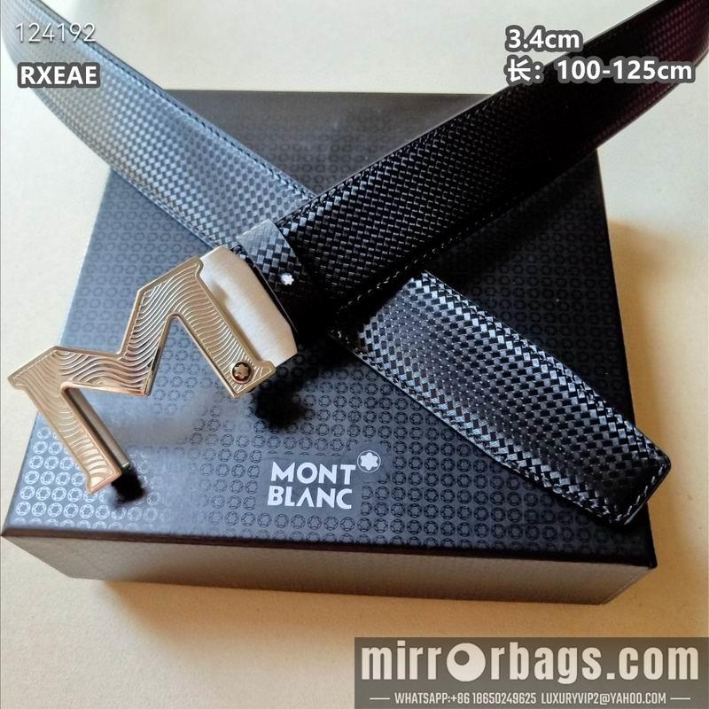 Replica Montlanc belt 34mmX100-125cm 8L17