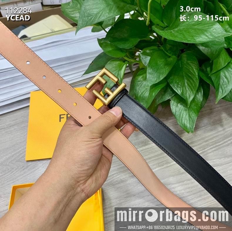 Replica Fendi Belt 30mmX95-115cm 8L08