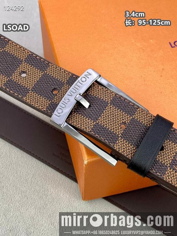 Replica LV belt 34mmX95-125cm 8L24