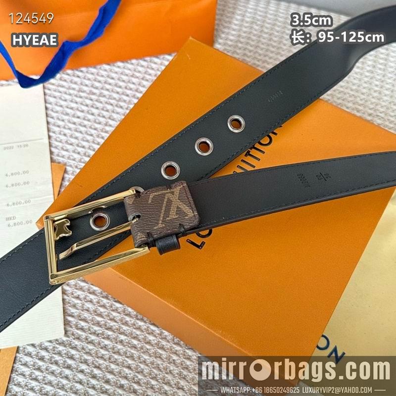 Replica LV belt 35mmX95-125cm 8L26