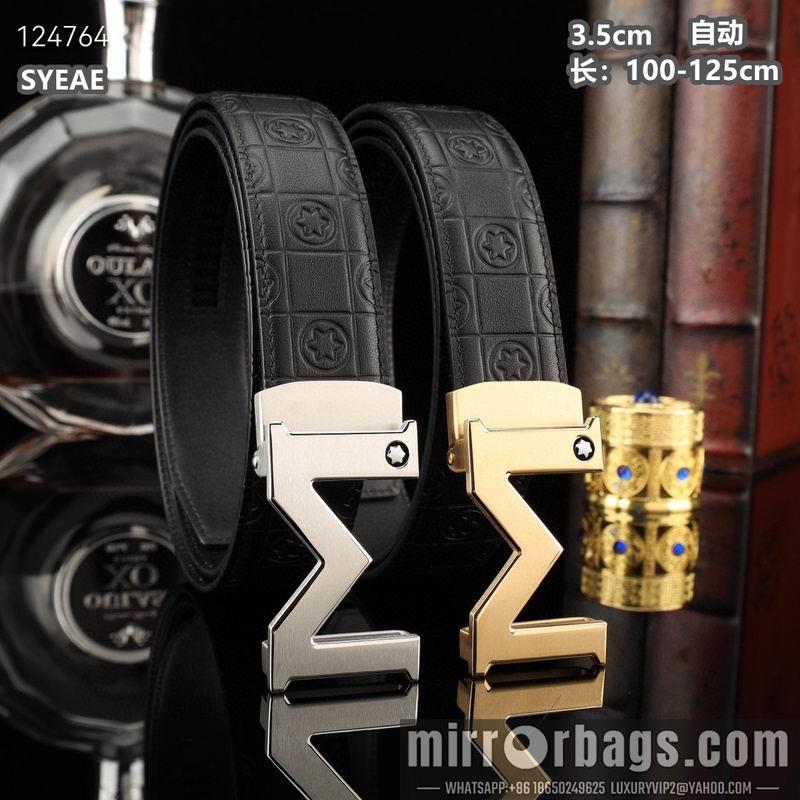 Replica Montlanc belt 35mmX100-125cm 8L40