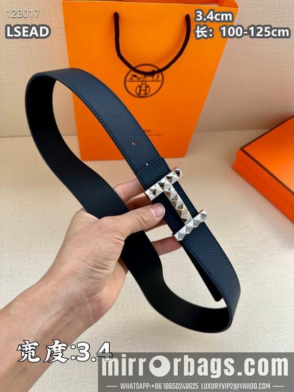 Replica Hermes belt 34mmX100-125cm 8L06