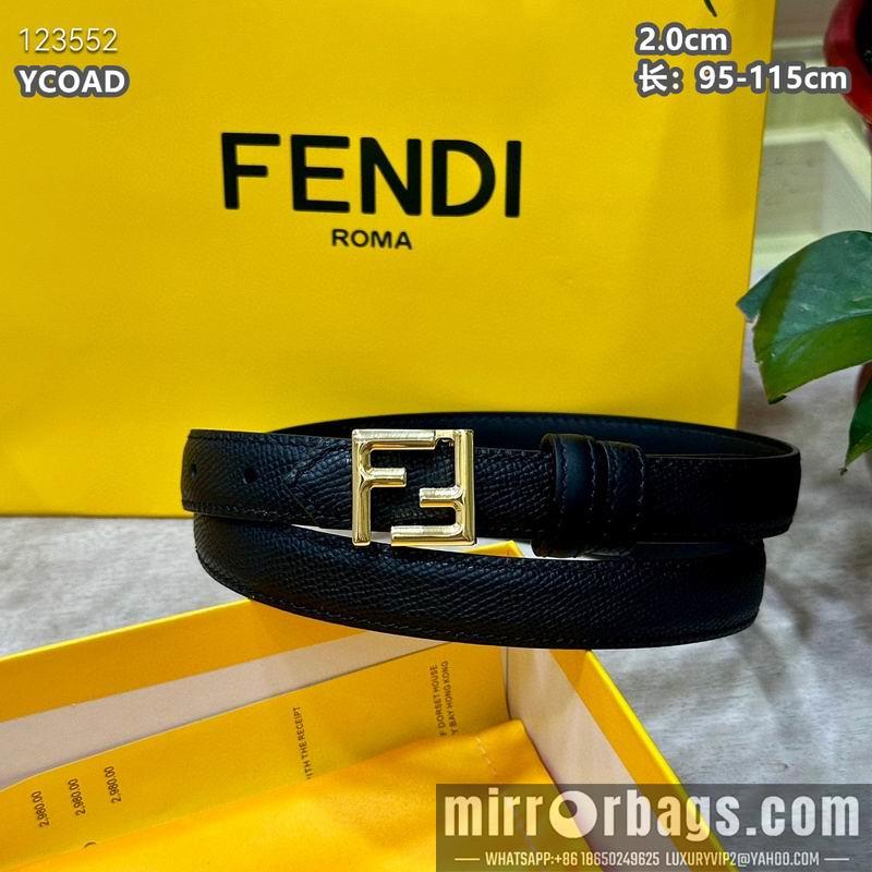 Replica Fendi belt 20mmX95-115cm 8L16