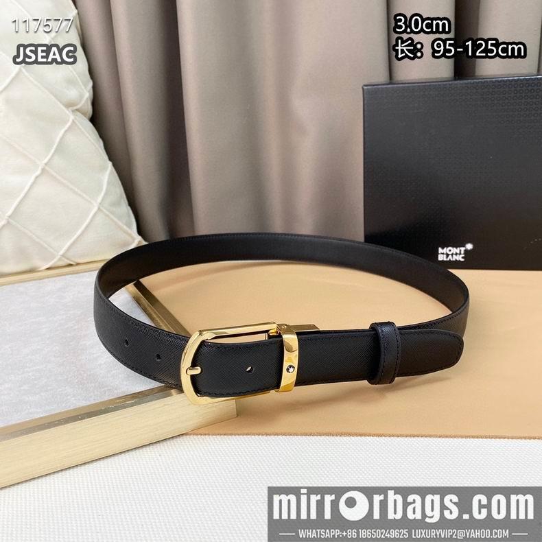 Replica Montblanc belt 30mmX95-125cm 8L04