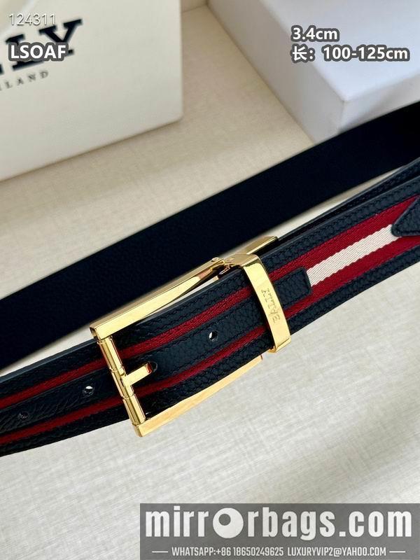 Replica Bally belt 34mmX100-125cm 8L08