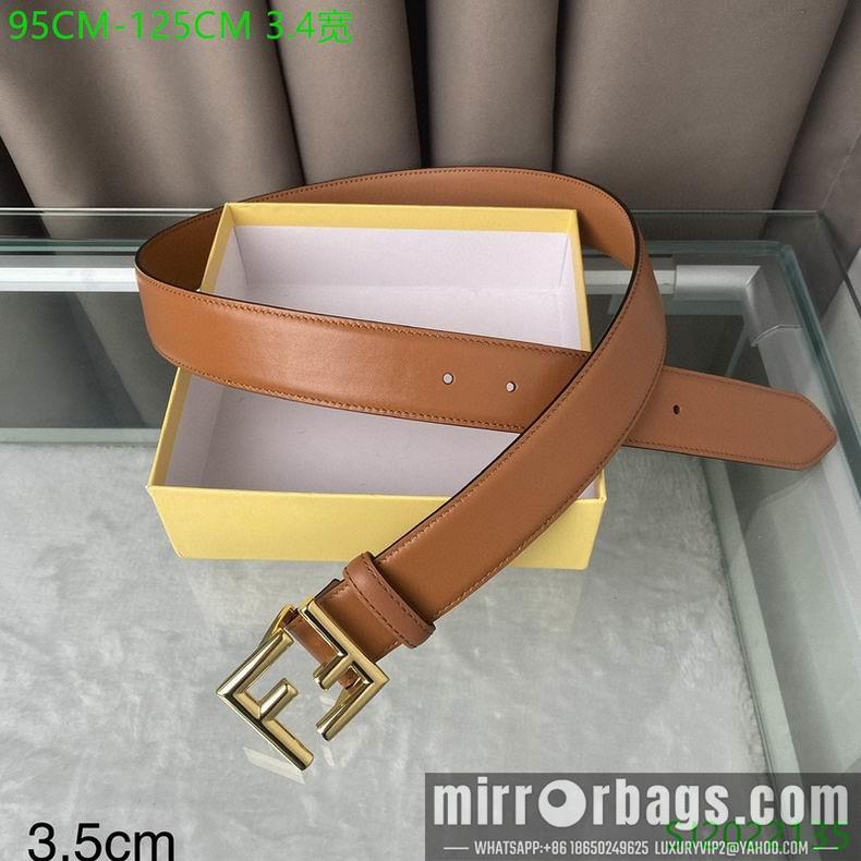 Replica Fendi Belt 34mmX95-125cm 7D05