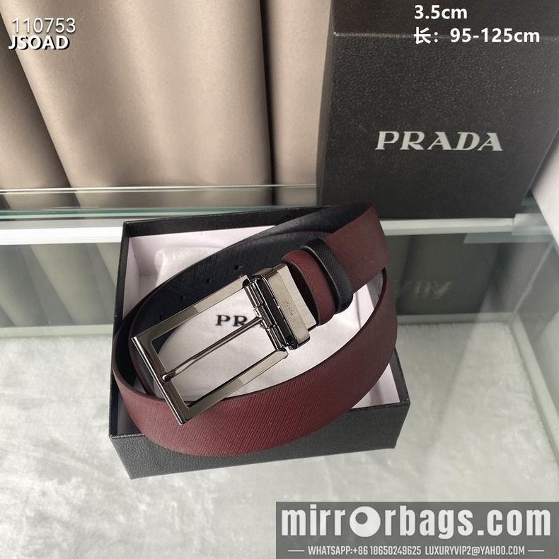 Replica Prada belt 35mmX95-125CM 8L05