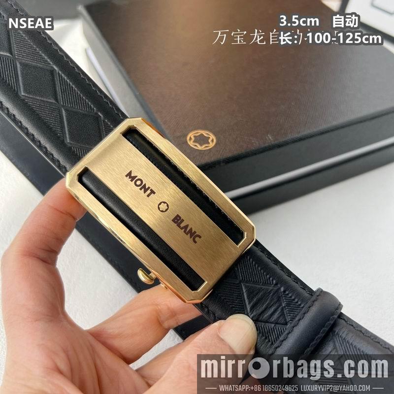 Replica Montlanc belt 35mmX100-125cm 8L70