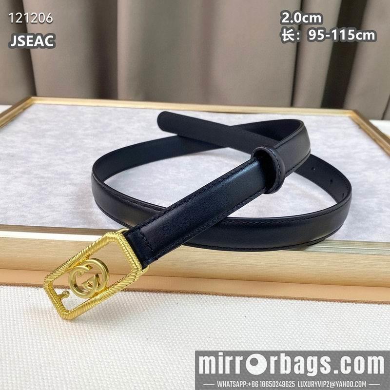Replica Gucci belt 20mmX95-115cm 8L15