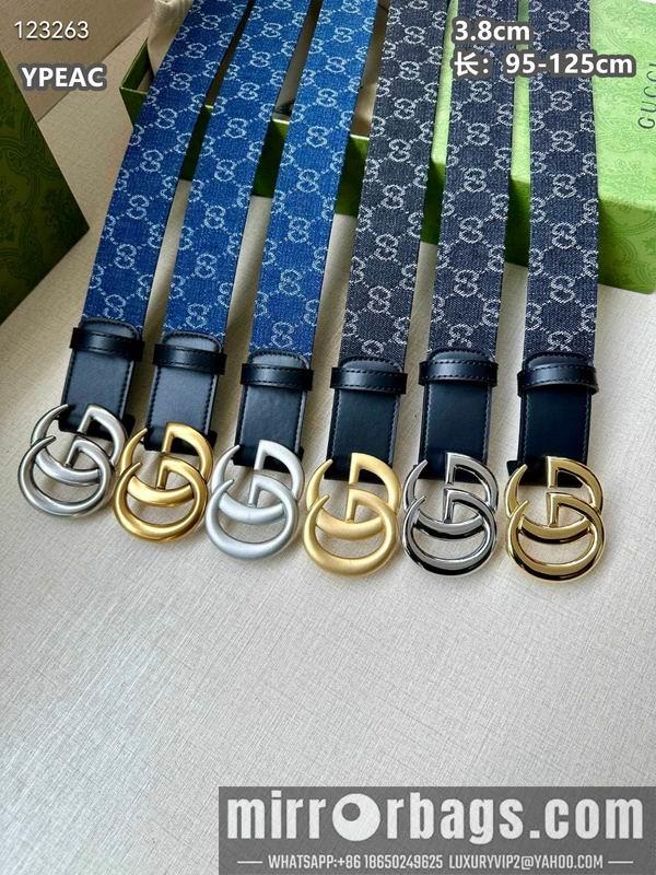 Replica Gucci belt 38mmX95-125cm 8L11