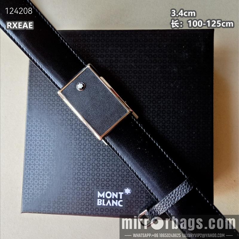 Replica Montlanc belt 34mmX100-125cm 8L10
