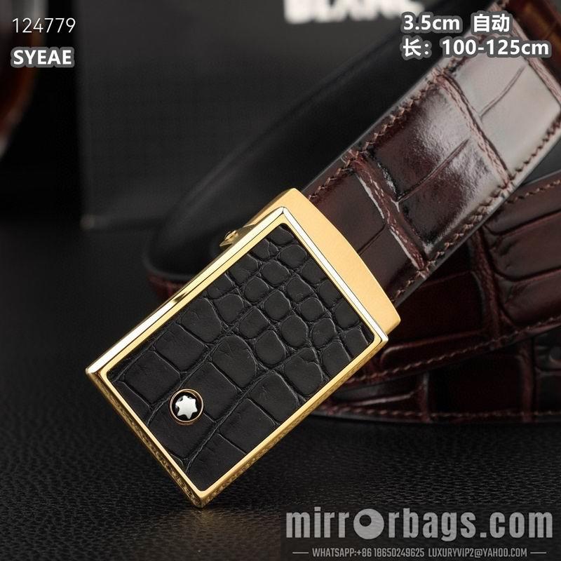 Replica Montlanc belt 35mmX100-125cm 8L35