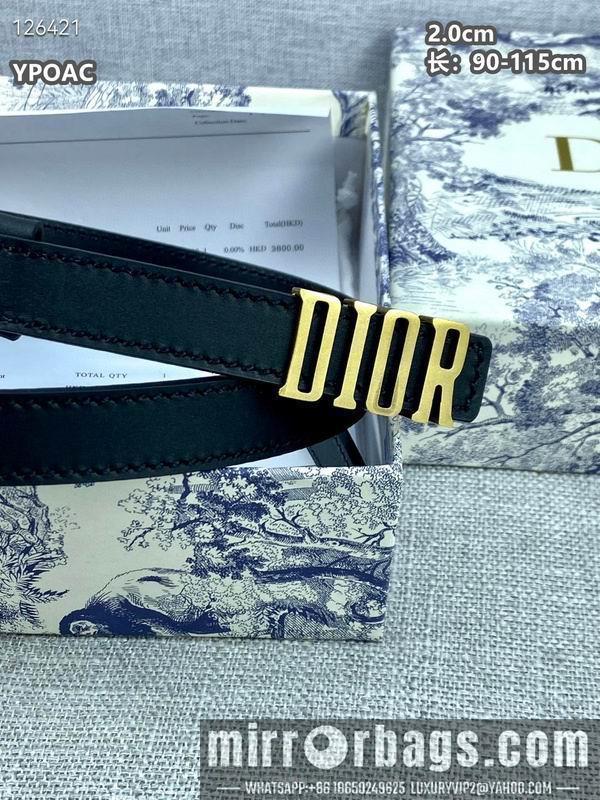 Replica Dior belt 20mmX90-115cm 8L02