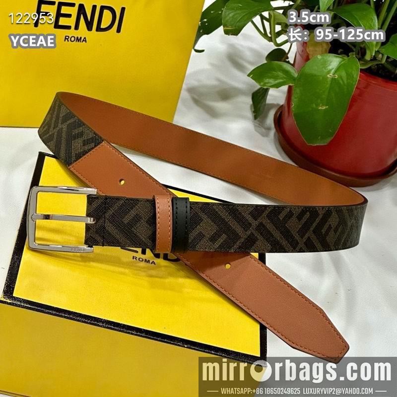 Replica Fendi belt 35mmX95-125cm  8L37