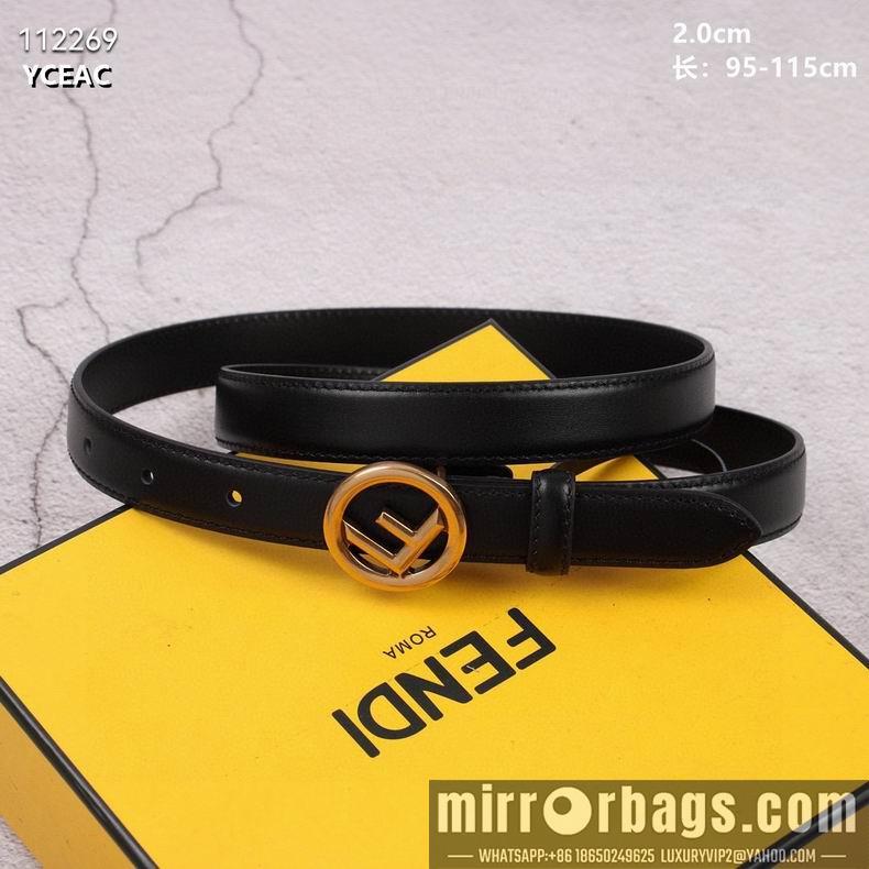 Replica Fendi Belt 20mmX95-115CM 8L10