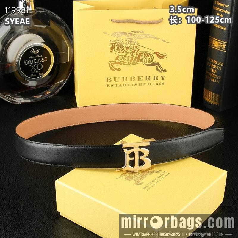 Replica Burberry belt 35mmX100-125cm 8L82