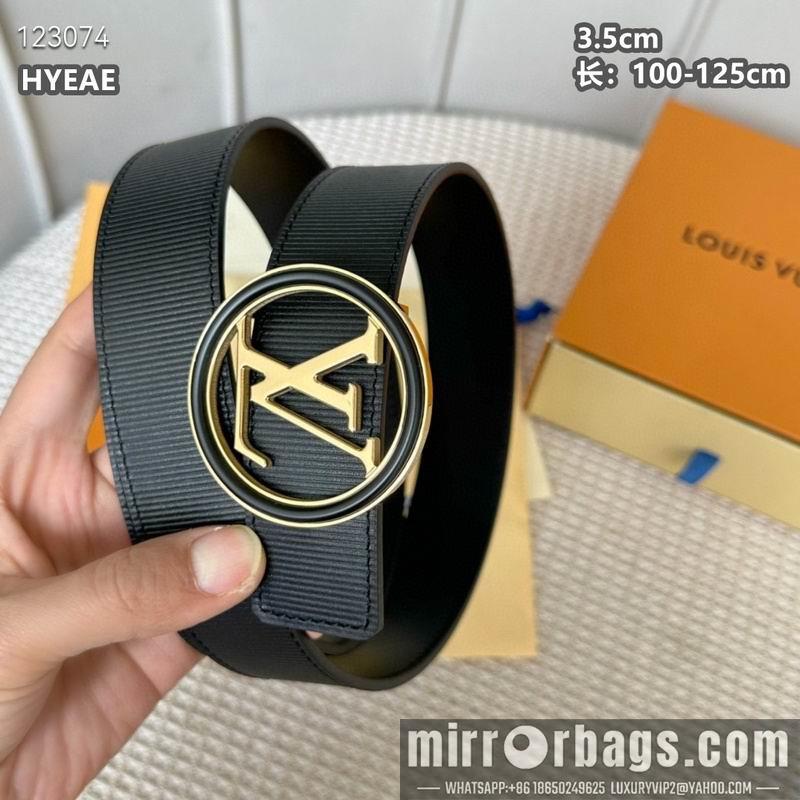 Replica LV belt 35mmX100-125cm 8L07